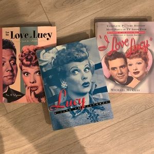 Lot of 3 “I Love Lucy” & Lucille Ball books!